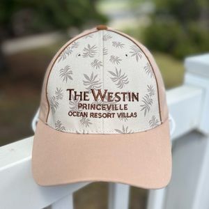 Westin Princeville Kauai trucker hat in peach. Unisex S/M